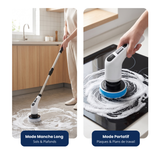 Bross'Net™ — La Brosse Électrique Tout-en-Un